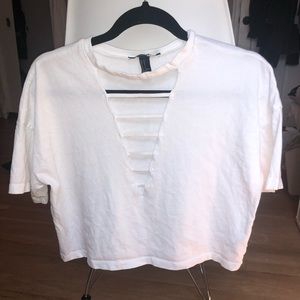 White forever 21 tshirt